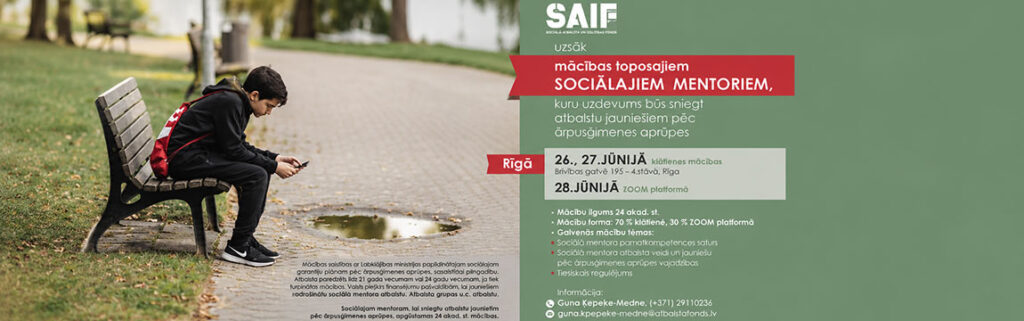 Topošo sociālo mentoru mācības