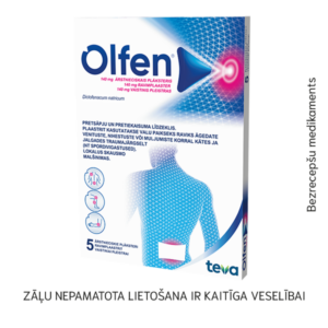 Olfen 140 mg ārstnieciskais plāksteris N5