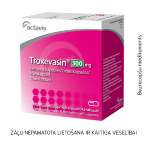 Troxevasin 300 mg cietās kapsulas N100