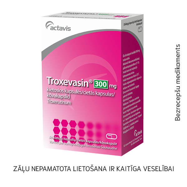 Troxevasin 300 mg cietās kapsulas N50