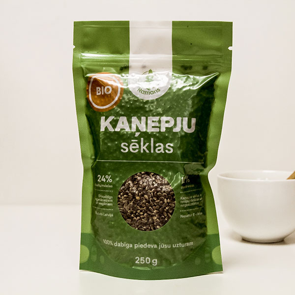 Transhemp kaņepju sēklas BIO 200 g